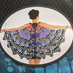 Blue and Purple Butterfly Wings